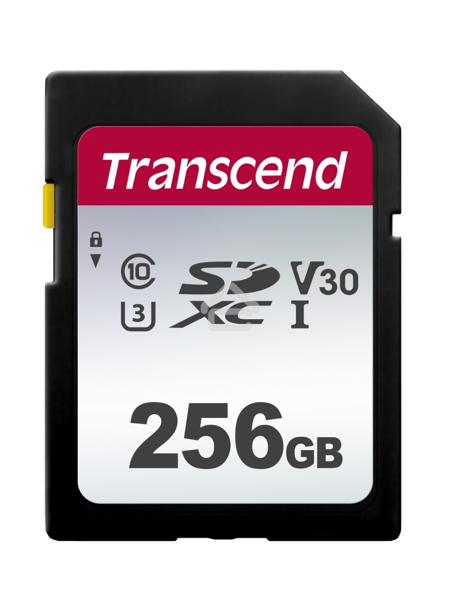 Флеш карта SD 256GB Transcend SDXC Class 10 UHS-I U3, V30, TLC, Silver