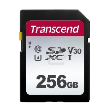 Флеш карта SD 256Gb Transcend SDXC Class 10 UHS-I U3, V30, TLC, Silver