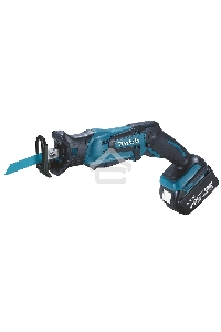 Пила саб аккумуляторная MAKITA DJR185RME  18В 2х4АчLi-ion 0-3000ход\м ход-13мм рез-50мм 1.5кг