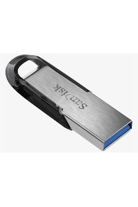 Флеш диск Sandisk 128Gb Cruzer Ultra Flair SDCZ73-128G-G46 USB3.0 серебристый/черный