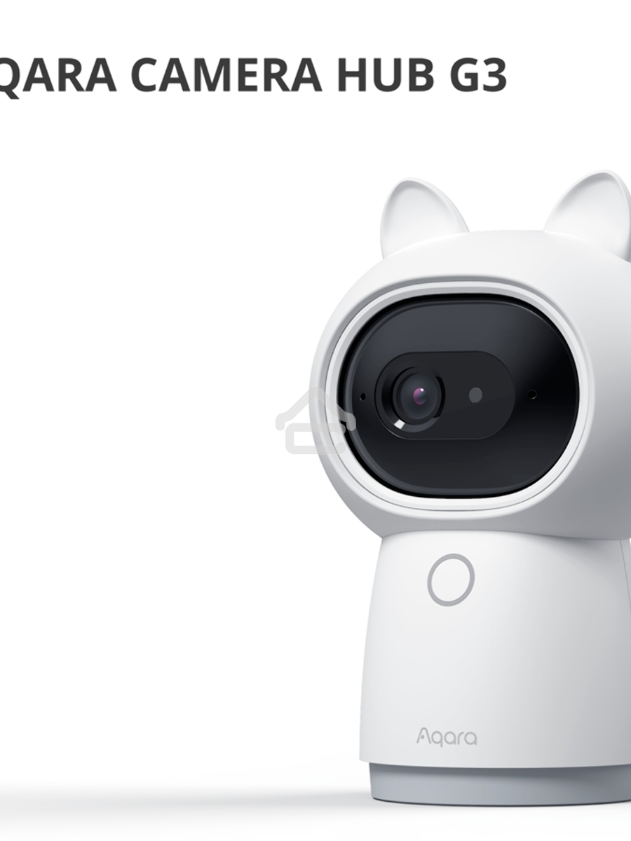 Камера AQARA Camera Hub G3/Камера+ управления/Управление жестами/Камера 360/2K 2304х1296p/Протокол связи:Zigbee/WiFi/Питание:USB-C/Цвет:белый CH-H03
