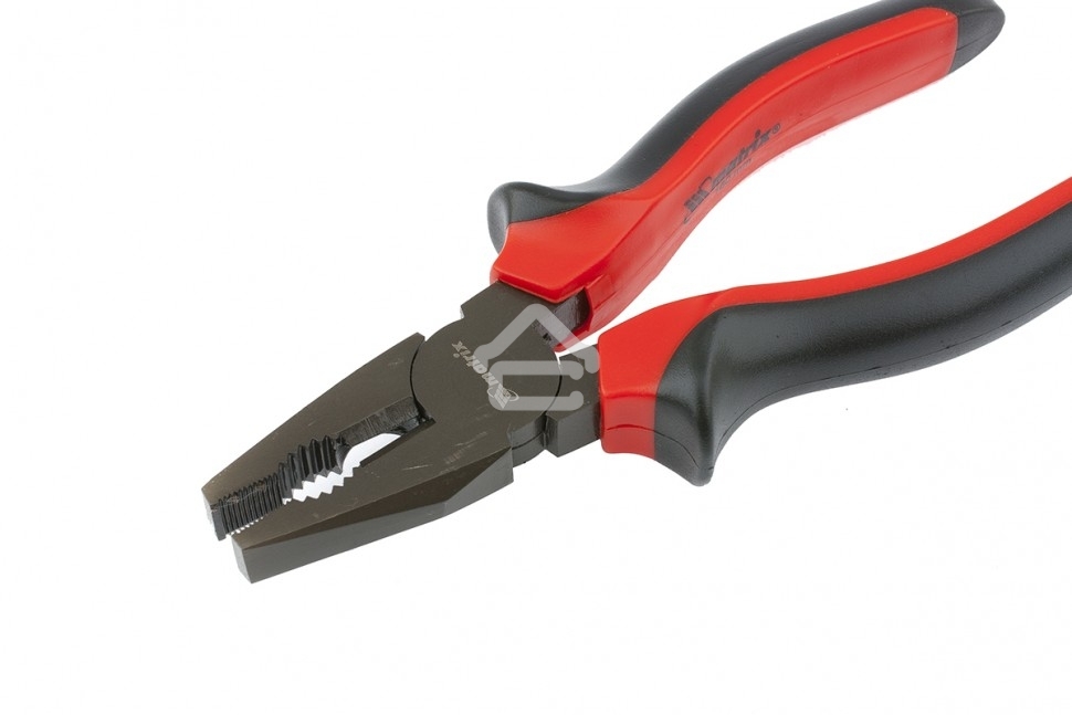 Плоскогубцы Matrix Nickel черный, 180 мм, комбинированные, двухкомпонентные рукоятки