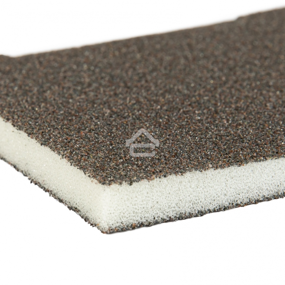 Губка для шлифования Matrix, 125 х 100 х 10 мм, мягкая, 3 шт., P 60/80, P 60/100, P 80/120