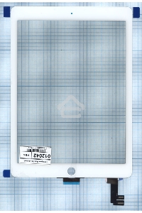 Сенсорное стекло (тачскрин) для iPad Air 2 (A1566, A1567) белое OEM