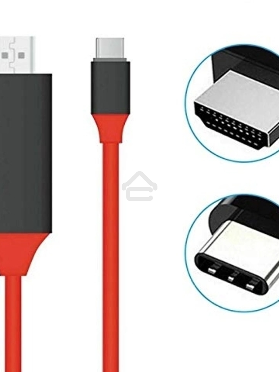Кабель-переходник аудио-видео Premier L9G USB Type-C (m)/HDMI (m) 2м. красный (A2604RED)