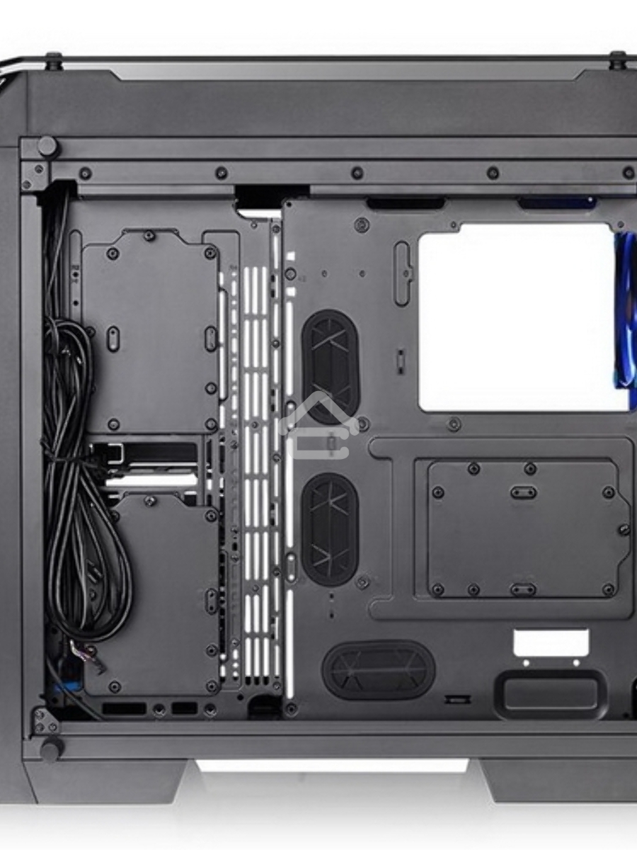 Корпус View 71 TG (840574) CA-1I7-00F1WN-00 /Black/Win/SPCC/Tempered Glass*4/Color Box/Riing 140mm Blue Fan*2