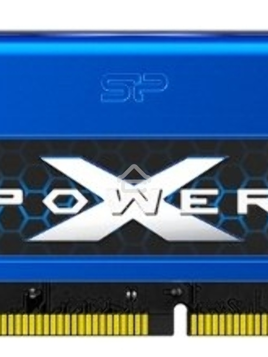Оперативная память Silicon Power XPower Turbine, DDR4, 8GB (1x8GB), 3200MHz, CL16, DIMM, с радиатором, синий/черный