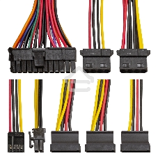 Блок питания ExeGate M500 (EX292236RUS), 80мм, черный