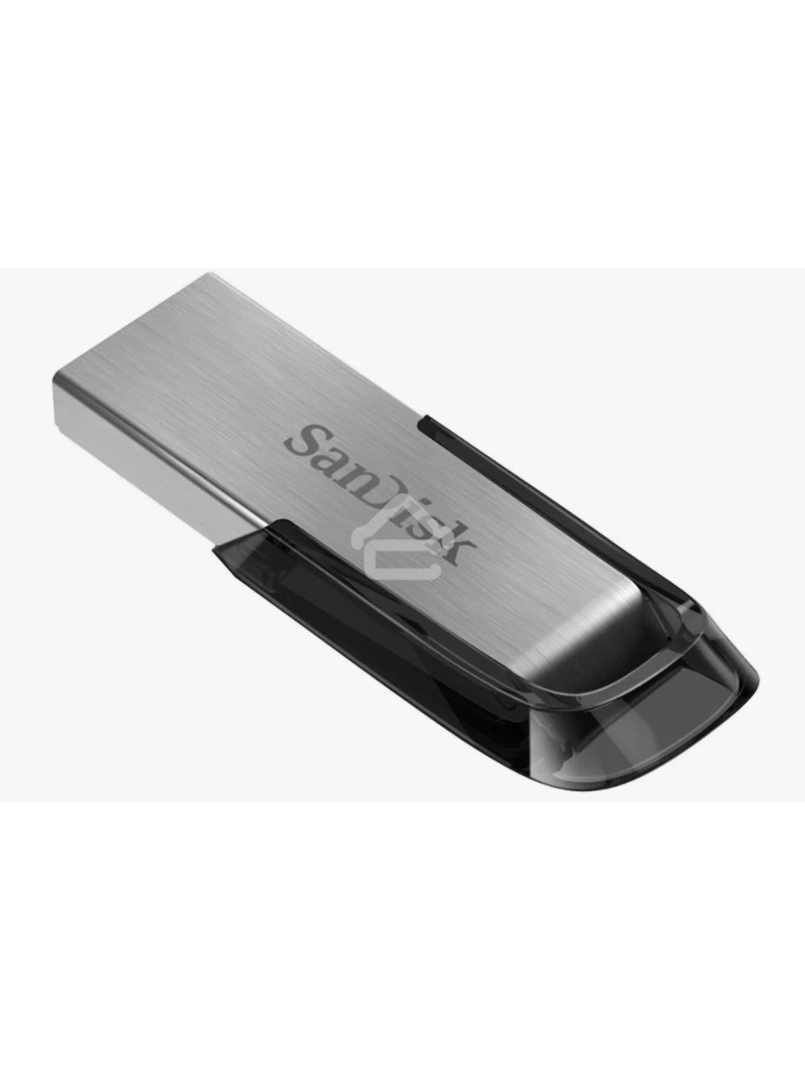 Флеш диск Sandisk 128Gb Cruzer Ultra Flair SDCZ73-128G-G46 USB3.0 серебристый/черный