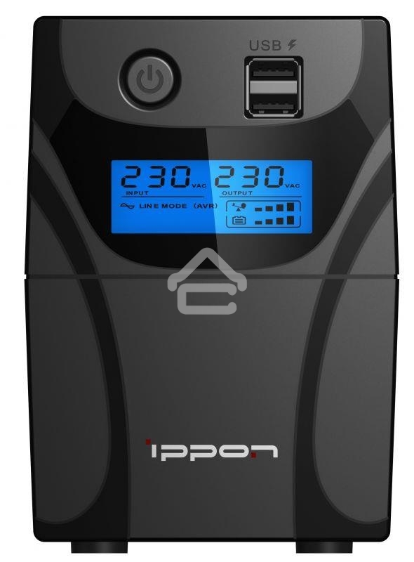 Источник бесперебойного питания Ippon Back Power Pro II Euro 650 360Вт 650ВА черный