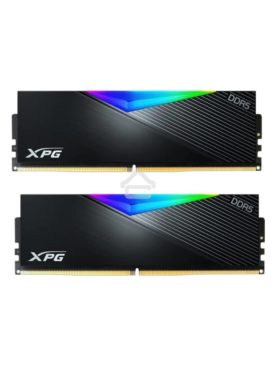 Оперативная память XPG Lancer, DDR5, 32GB (2x16GB), 7200MHz, CL34, DIMM, с радиаторами, RGB, черный