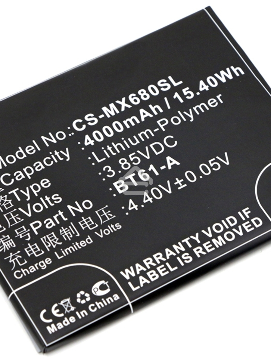 Аккумулятор CameronSinoCS-MX680SL BT61-A для MeiZu M3 Note3.85V / 4000mAh / 15.40Wh