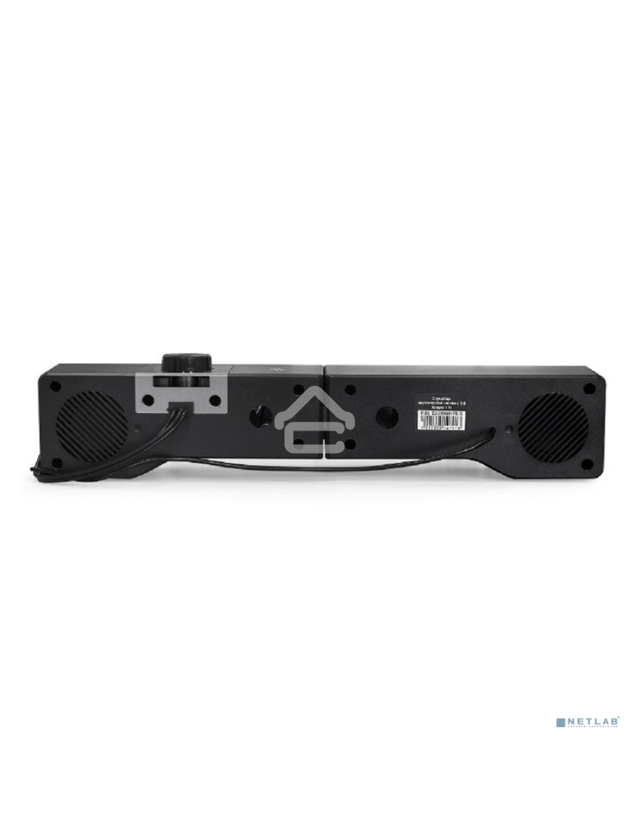 Саундбар-акустическая система 2.0 ExeGate Allegro 170 питание USB, Bluetooth, 2х3Вт (6Вт RMS), 60-20000Гц, черный, RGB подсветка