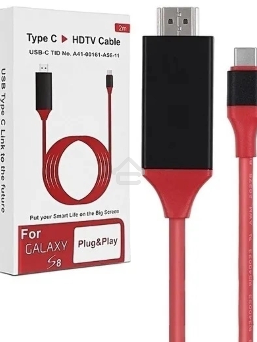 Кабель-переходник аудио-видео Premier L9G USB Type-C (m)/HDMI (m) 2м. красный (A2604RED)