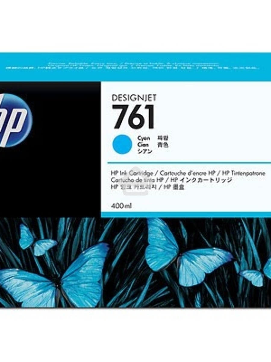 Картридж струйный HP №761 CM994A голубой для HP DJ T7100 (400мл)