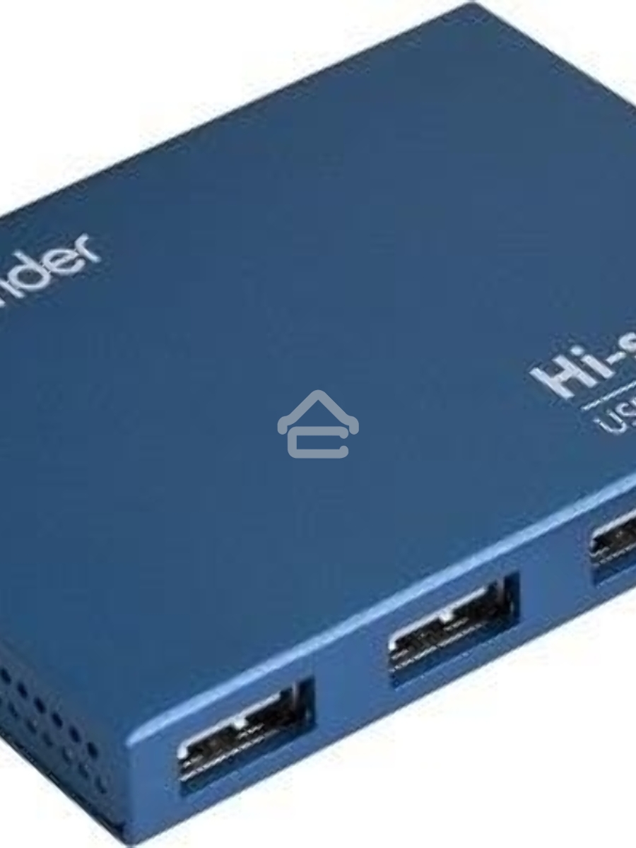 Разветвитель Defender SEPTIMA SLIM USB2.0 - 7 портов, + блок питания DC 5В...2А, + кабель USB 2.0 A(M) - MiniB (M) - 1м