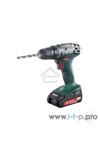 Дрель-шуруповерт Metabo BS 18  602207560, Аккумуляторный, 18В, 2 АКБ, Кейс