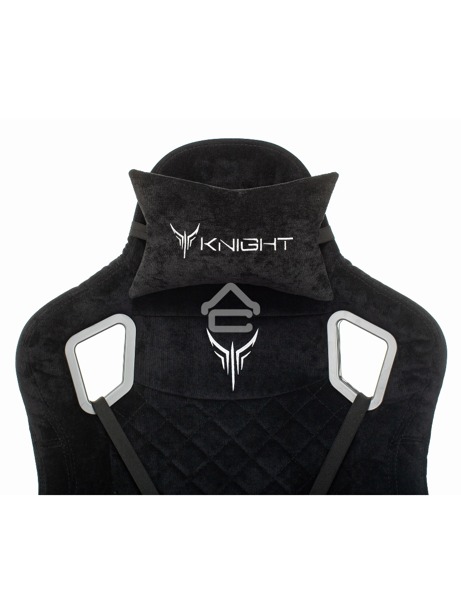 Кресло игровое Knight Outrider Light-20 черный с подголов. крестовина металл