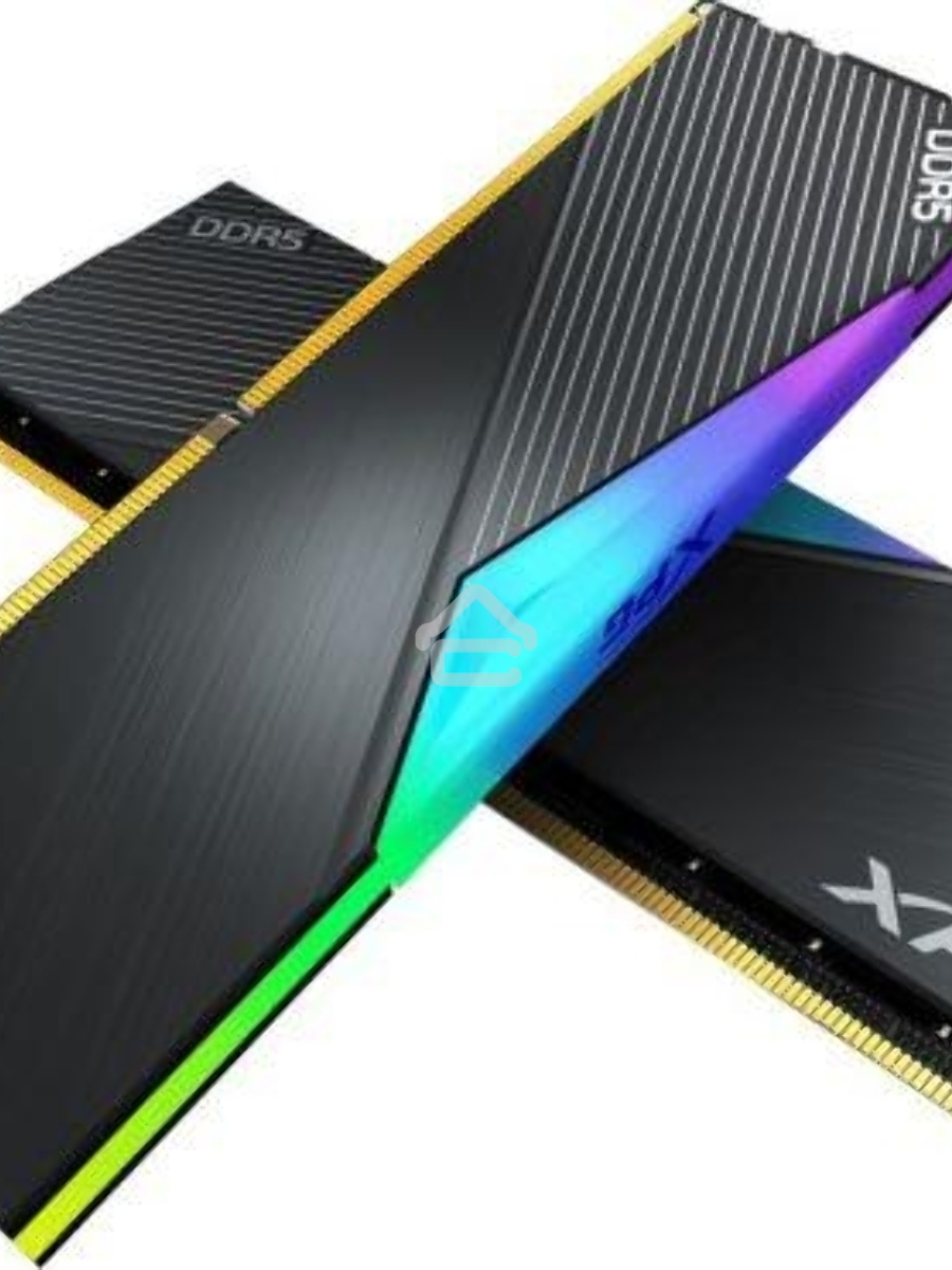 Оперативная память XPG Lancer, DDR5, 32GB (2x16GB), 6400MHz, CL32, DIMM, с радиаторами, RGB, черный