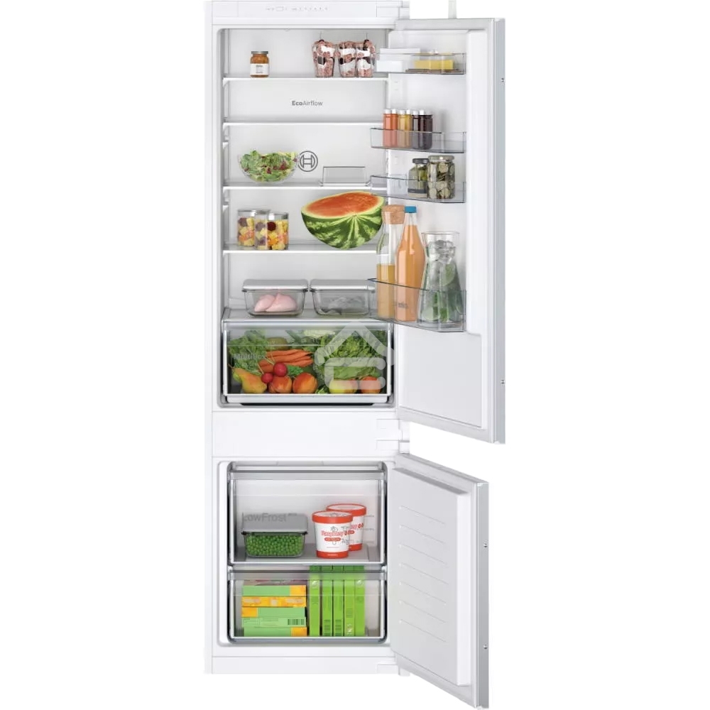 Холодильник Bosch Serie 2 KIV87NS306 белый двухкамерный 209/63л морозилка снизу