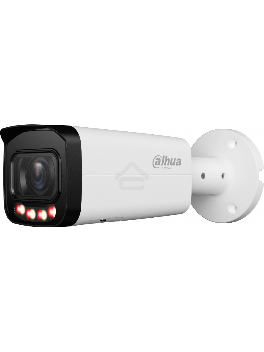 Уличная цилиндрическая IP-видеокамера DAHUA DH-IPC-HFW2449TP-ZAS-IL Smart Dual Light с ИИ 4Мп, 1/2.9” CMOS, моторизованный объектив 2.7~13.5мм, видеоаналитика, ИК до 60м, LED до 60м, IP67, IK10