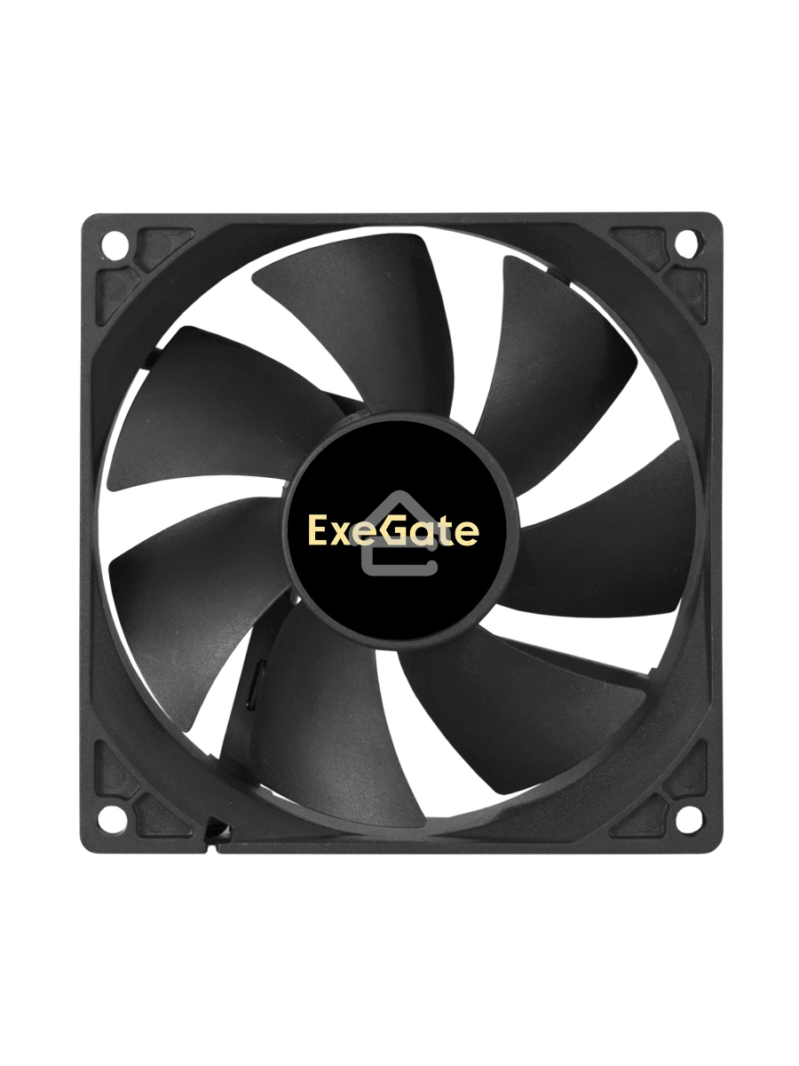 Вентилятор 12В DC ExeGate ExtraSilent ES09225S3P (92x92x25 мм, Sleeve bearing (подшипник скольжения), 3pin, 2000RPM, 25dBA)