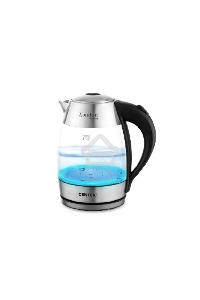 Чайник Centek CT-0059 London, стекло, 1.8л, 2200Вт, LED-подсветка, отделка нерж.