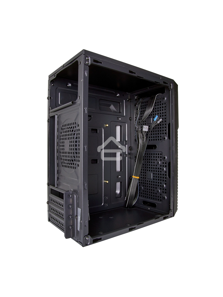 Компьютерный корпус Minitower Exegate BAA-103 Black, mATX, <AAA450, 80mm>, 2*USB, Audio