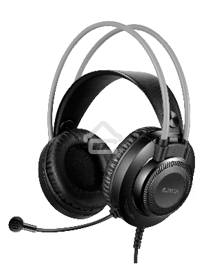 Наушники с микрофоном A4Tech Fstyler FH200U серый 2м накладные USB оголовье (FH200U GREY)