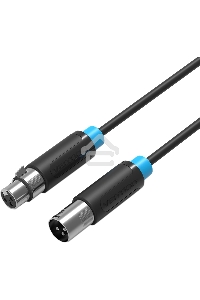 Кабель Vention аудио XLR M/XLR F - 1.5м BBFBG