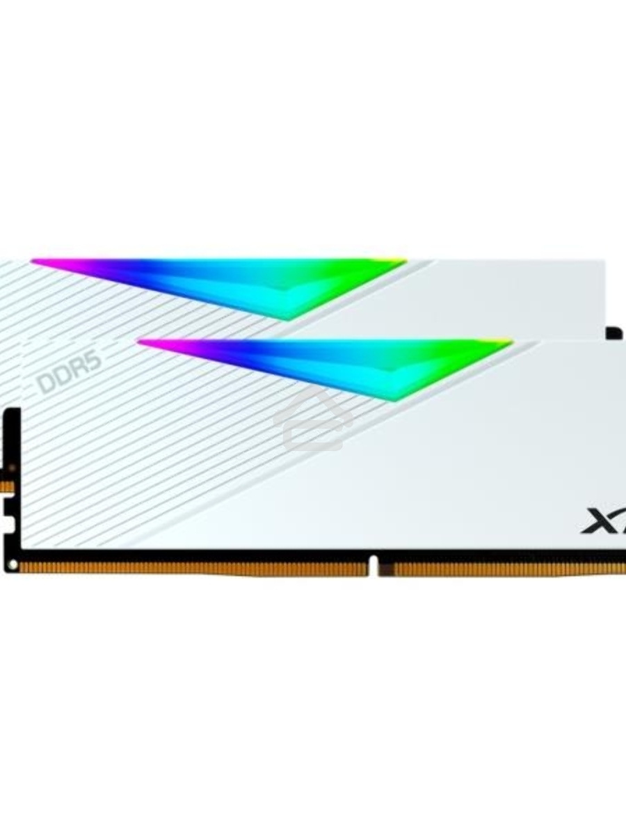 Оперативная память XPG Lancer, DDR5, 32GB (2x16GB), 7200MHz, CL34, DIMM, с радиаторами, RGB, белый