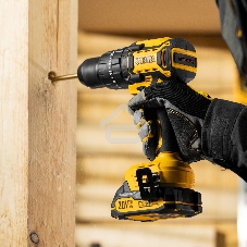 Дрель-шуруповерт аккумуляторная ударная бесщет. Denzel CIDH-BL-20, Li-Ion, 20 В