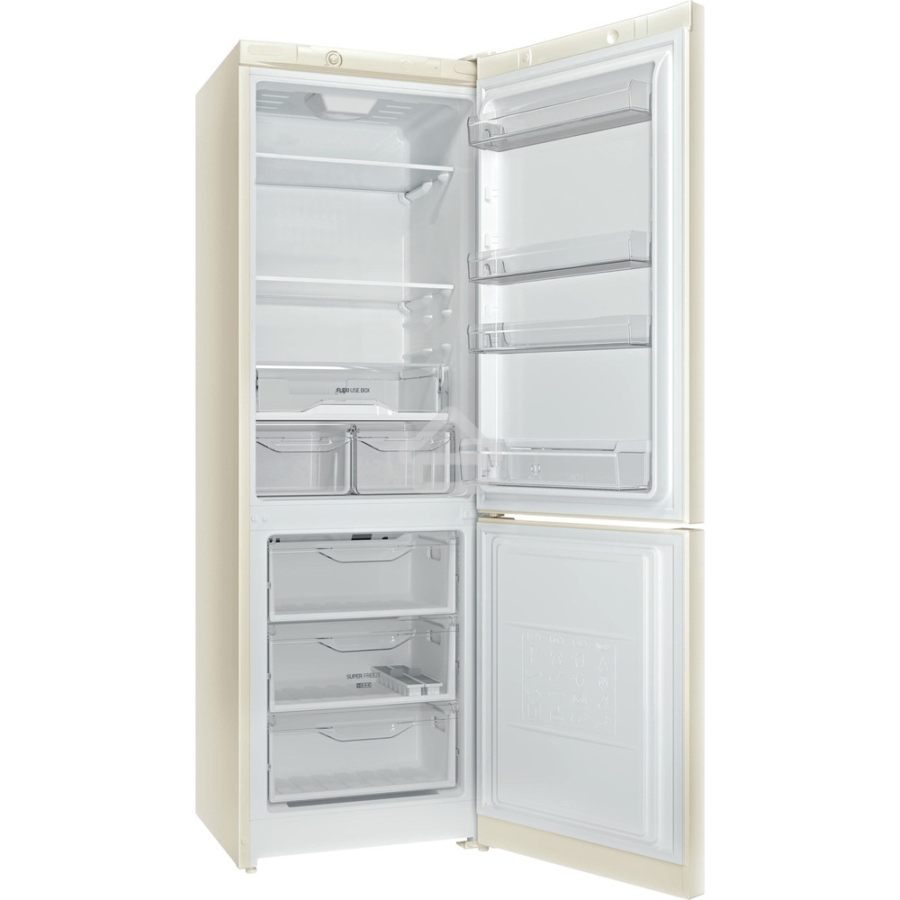 Холодильник Indesit DS 4180 E бежевый двухкамерный 223/87л морозилка снизу