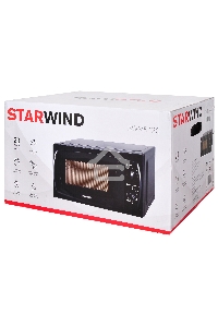 Микроволновая печь Starwind SWM5420 черный, 20 л, 700 Вт, переключатели - поворотный механизм