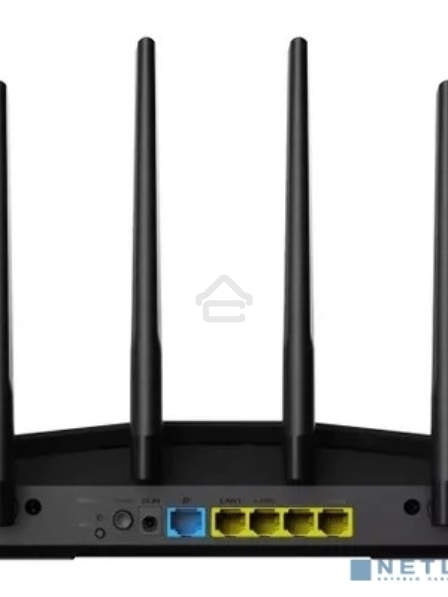 Роутер беспроводной Asus RT-AX57 AX3000 10/100/1000BASE-TX черный