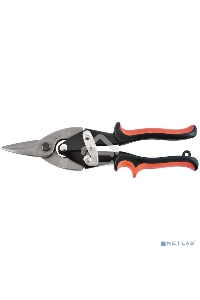 Ножницы по металлу FIT 41570  профи crv прорезин.ручки прямые