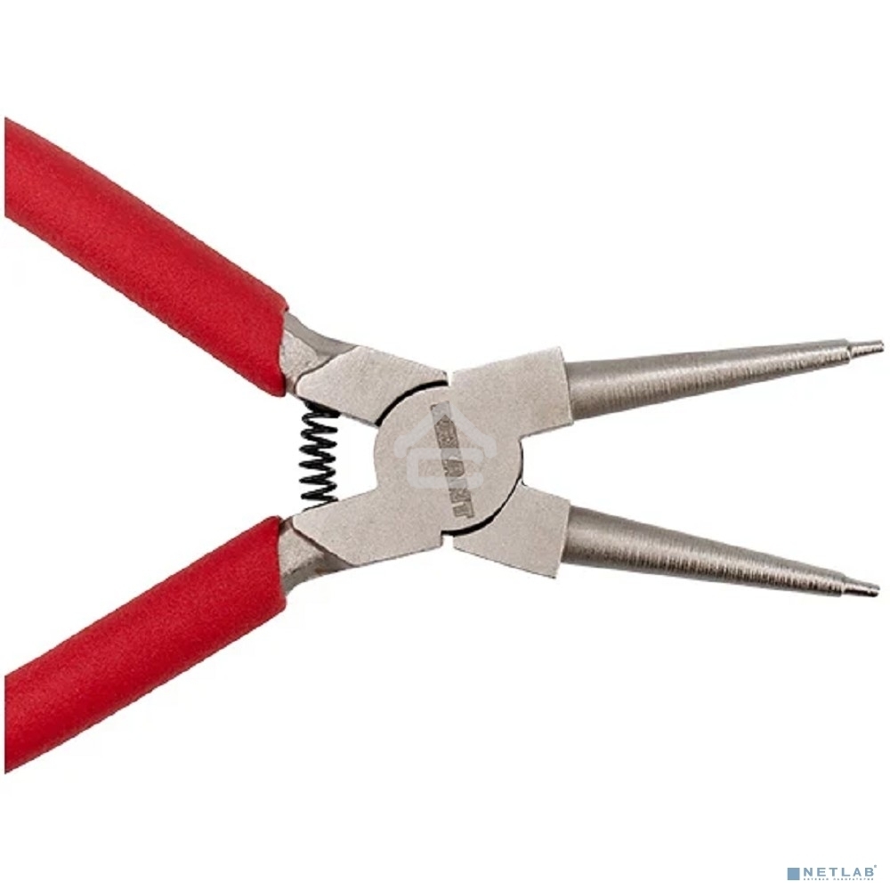 Щипцы для стопорных колец Rexant загнутый сжим 160 мм, обливные рукоятки