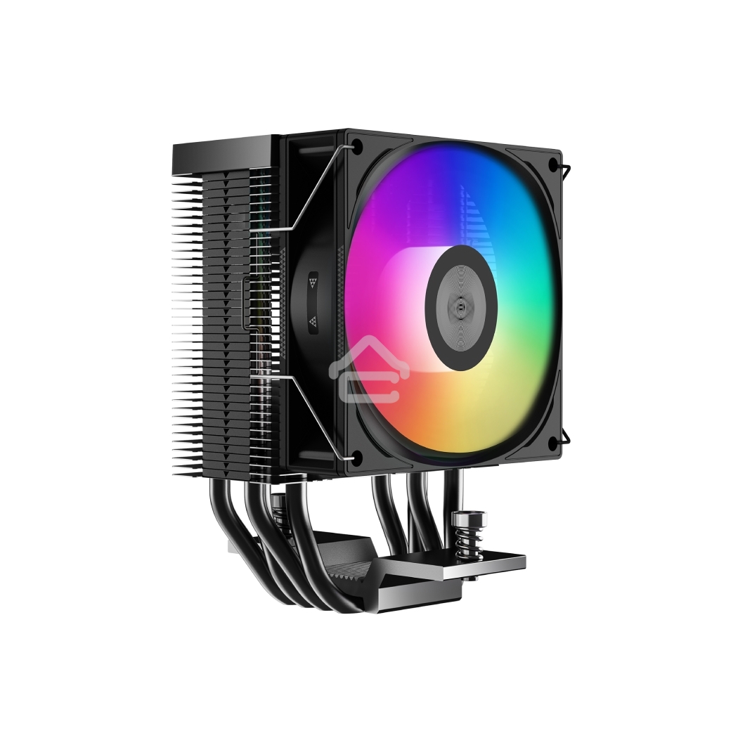 Кулер PCCooler R400 ARGB черный 92мм алюминий+медь 2200r[m 30db 4-pin 180W 133мм