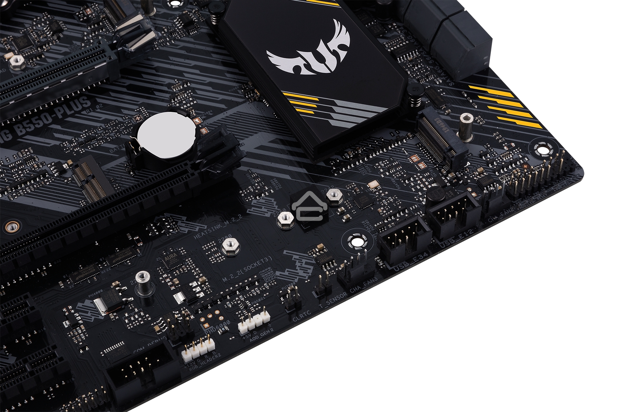 Материнская плата ASUS TUF GAMING B550-PLUS, AM4, AMD B550, 4xDDR4, 6xSATA, 2xM.2, 1xPCIe 4.0 x16, 1xPCIe 3.0 x16, 3xPCIe x1, 1xHDMI, 1xDP, 1x 2.5Gb LAN, 4xUSB-A 3.2 Gen 1, 1xUSB-A 3.2 Gen 2, 2xUSB-A 2.0, 1xUSB-C 3.2 Gen 2, 5x3.5 мм, 7.1, ATX