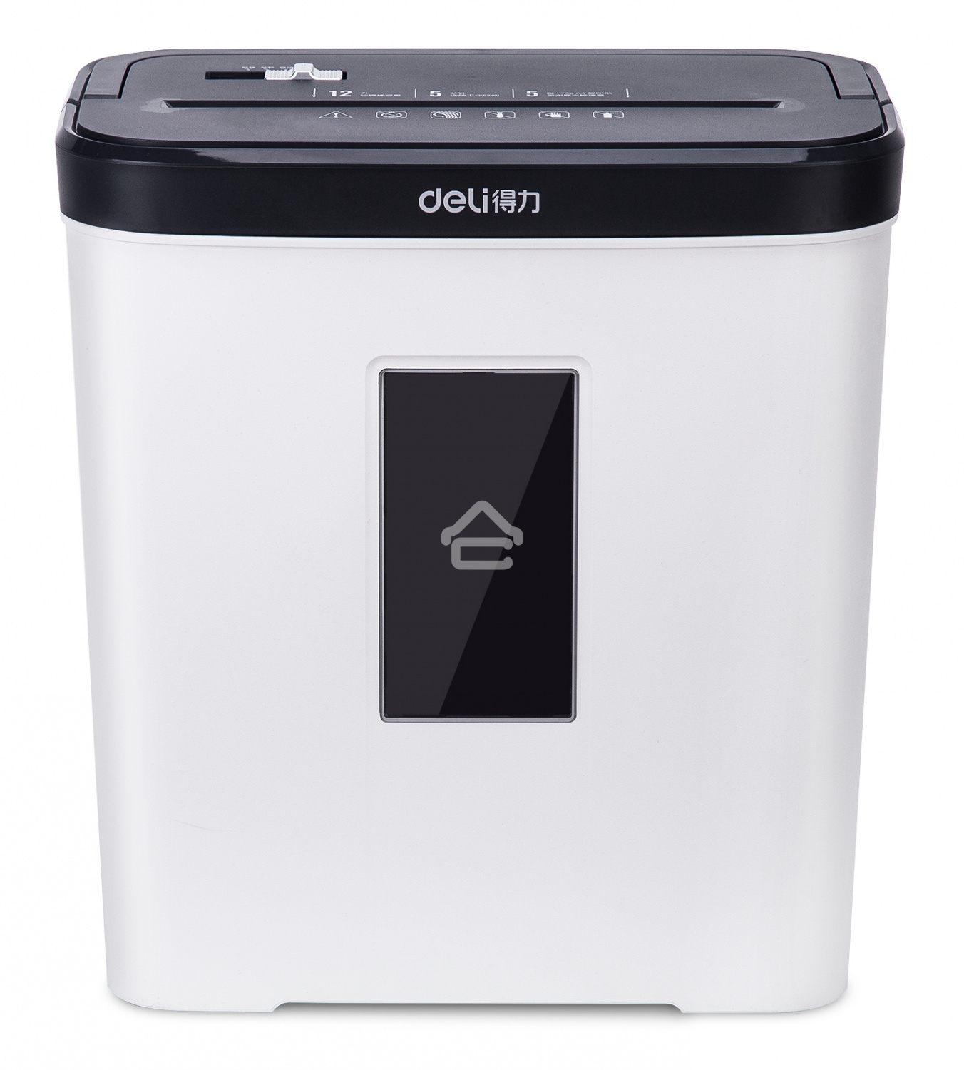 Шредер Deli E9939 белый (секр.P-4)/фрагменты/5лист./12лтр./скобы