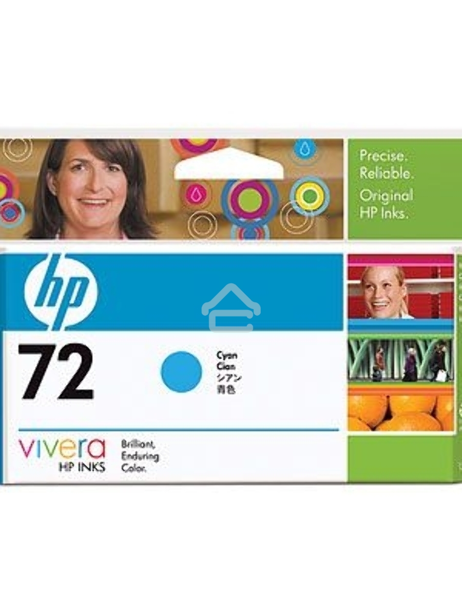 Картридж струйный HP №72 C9371A голубой для HP DJ T1100/T610 (130мл)