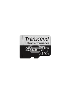 Флеш-накопитель Transcend Карта памяти 256GB UHS-I U3 microSD w/ adapter  A2 Ultra Performance R/W:160/125 MB/s