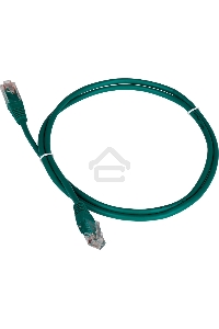 Кабель Патч-корд Lanmaster UTP TWT-45-45-5.0-GN вилка RJ-45-вилка RJ-45 кат.5е 5м зеленый ПВХ (уп.:1шт)