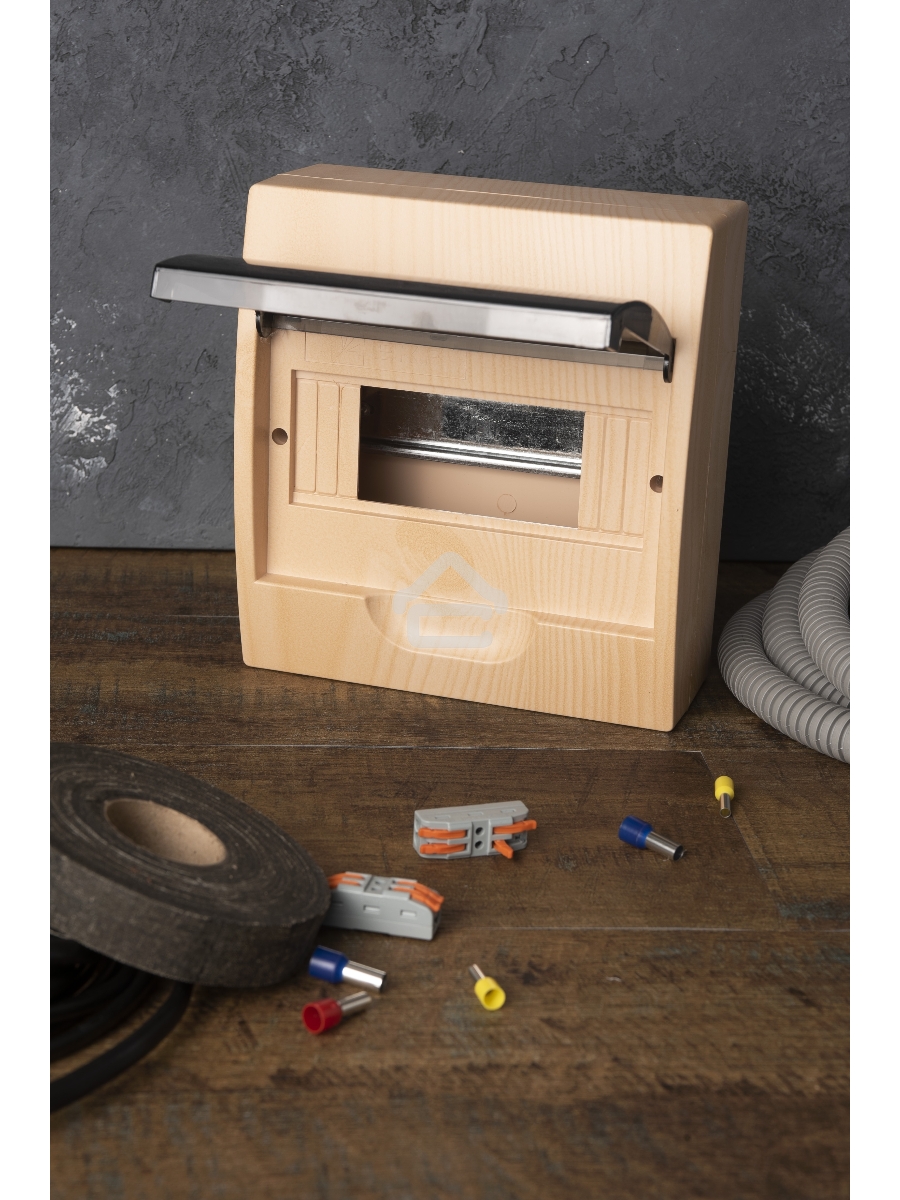 Щит ЩРН-П-8 IP41 светлое дерево PROxima EKF pb40-n-8-light