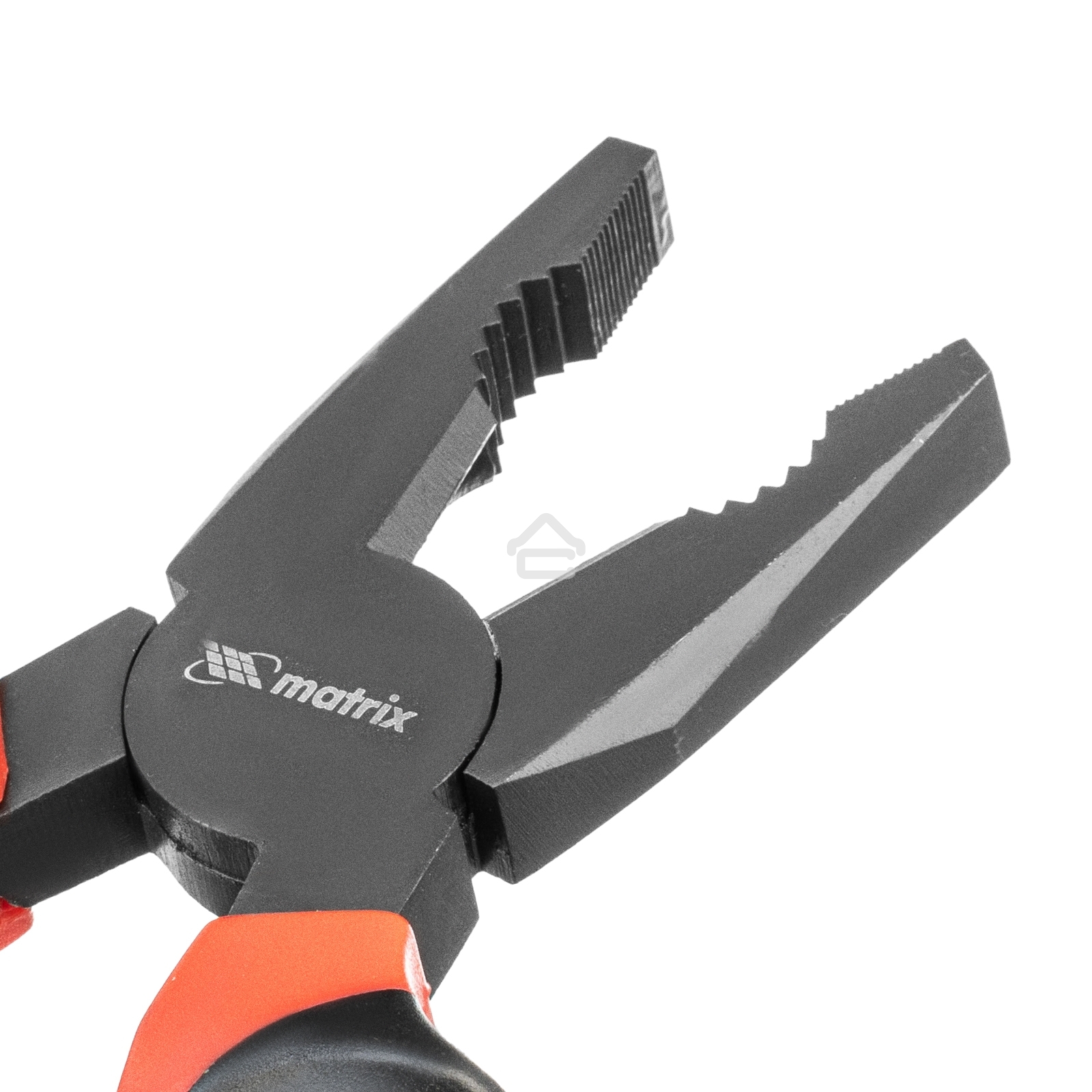 Плоскогубцы Matrix черный Nickel, 200 мм, комбинированные, двухкомпонентные рукоятки