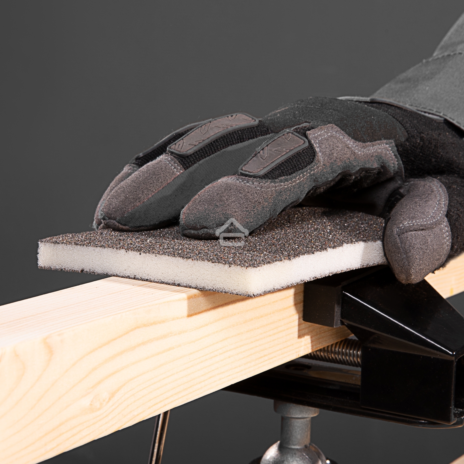 Губка для шлифования Matrix, 125 х 100 х 10 мм, мягкая, 3 шт., P 60/80, P 60/100, P 80/120