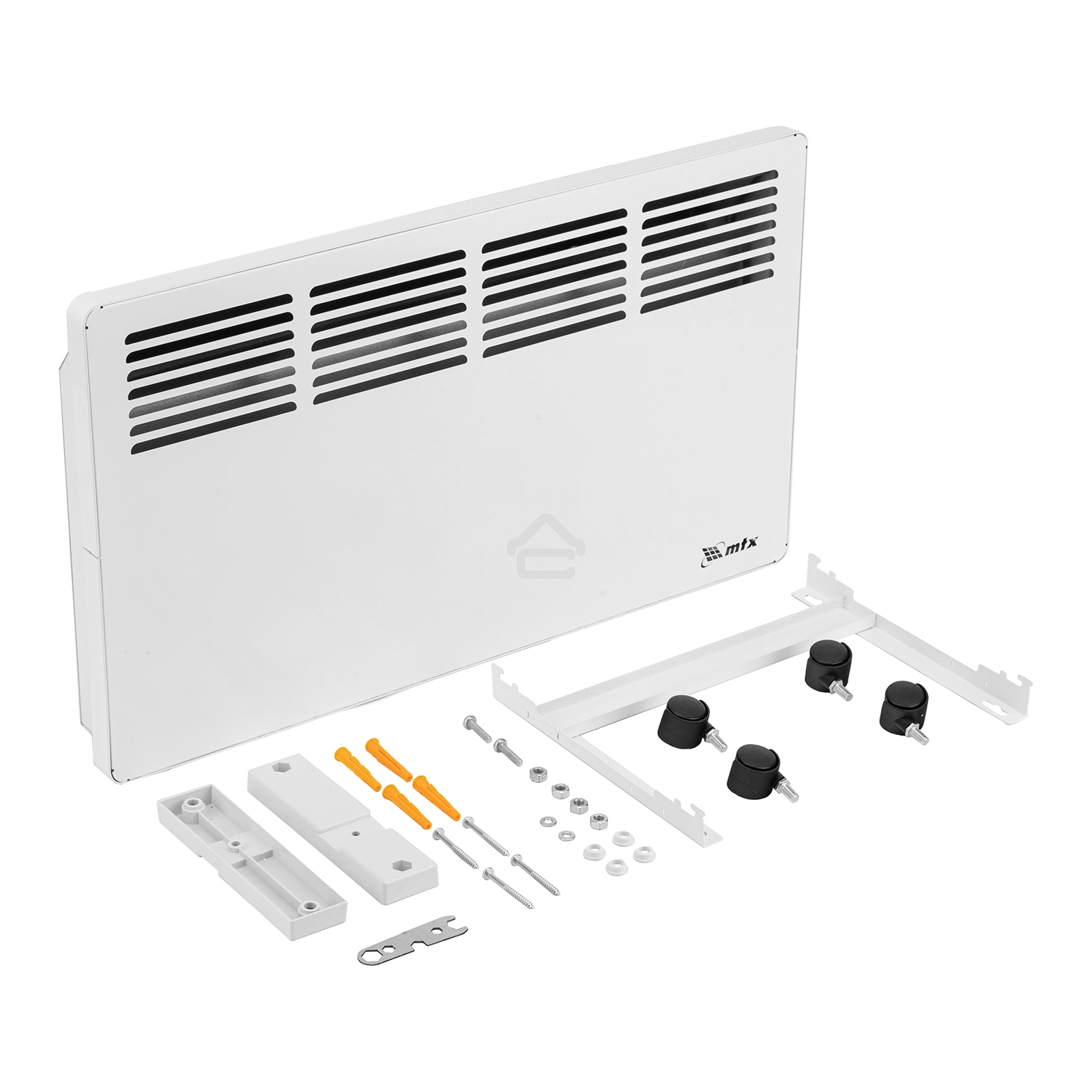 Конвектор электрический MTX КМ-1500.2 белый, 1500 Вт, 20 м2, термостат