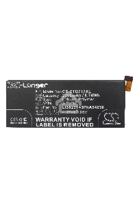 Аккумулятор CameronSino  CS-ZTG717XL ZTE Li3824T43P6hA54236-H для ZTE Blade S6 G717C  3.8V / 2300mAh / 8.74Wh