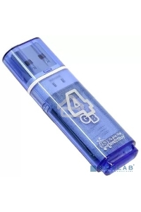 Флеш диск Smartbuy 4Gb USB Drive <USB2.0> Glossy series Blue (SB4GBGS-B)
