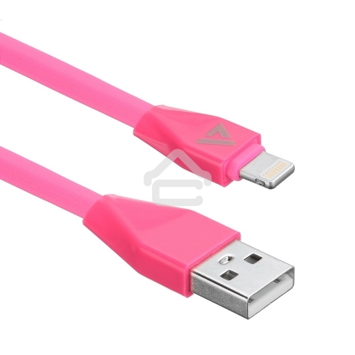 Кабель USB ACD-Life Lightning - USB-A TPE, 1м, маджента